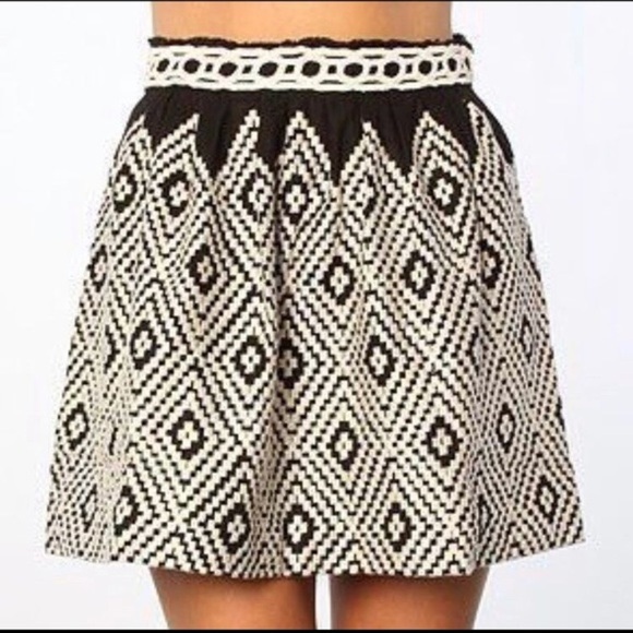 Free People EUC Alexus Embroidered  Skirt 8 - Picture 3 of 7